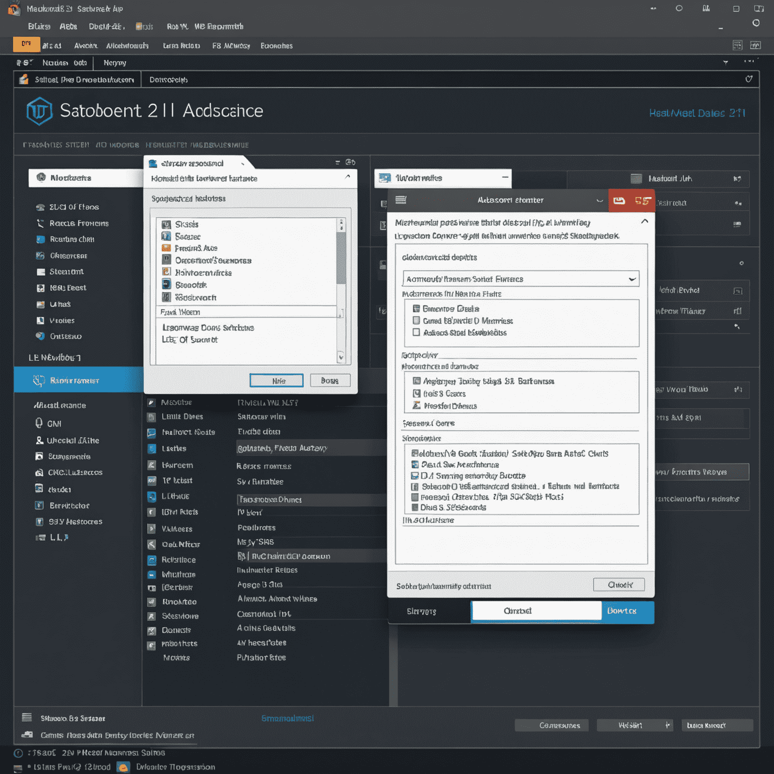 Interface d'Advanced IP Scanner montrant une liste de dispositifs réseau avec leurs adresses IP, noms d'hôte et statuts